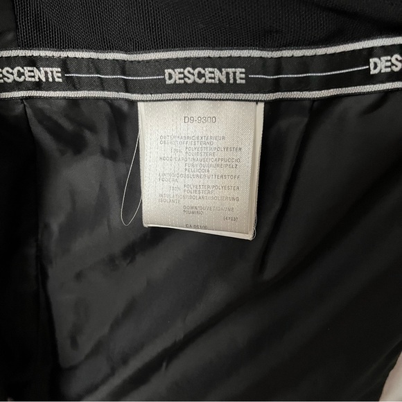 Descente Classic down puffer Winter/ski jacket size 6 silver - Picture 6 of 8